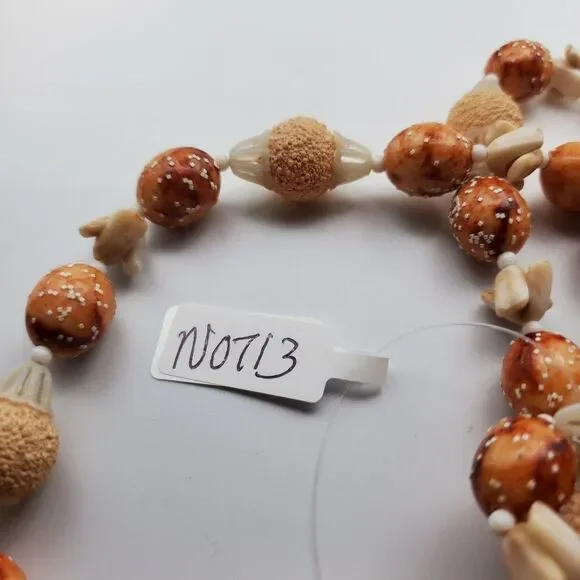 Fairy core cottagecore mushroom seashell necklace N0713‎